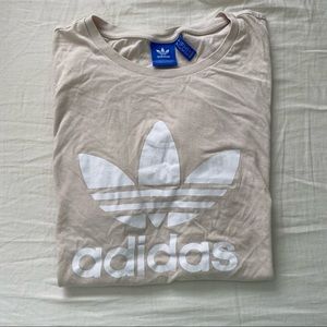 ADIDAS Tan/Cream & White T-Shirt